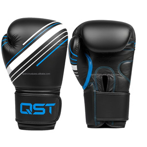 Guantes de Boxeo de Cuero Sintético 12oz 14oz 16oz con Soporte Acolchado para Muñeca, para Entrenamiento, OEM, Logotipo Personalizado, Venta al Por Mayor, MOQ Bajo - Product Image 6