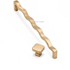 Tirador Rectangular de Latón Macizo para Muebles, Minimalista, Dorado, Tamaño Personalizado, Herraje de Alta Calidad para Armarios, Cajones y Puertas de Guardarropa - Product Image 5