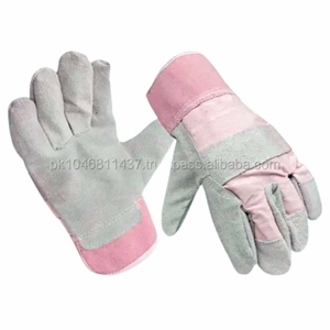 ถุงมือทำงานหนังวัวแคนาดาแบบแยกชิ้น สวมใส่สบาย ระบายอากาศได้ดี พร้อมผ้าใบป้องกันข้อมือ สำหรับงานอุตสาหกรรม - Product Image 6