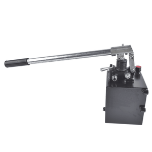 Pompa Idraulica Manuale a Doppio Effetto 2.7 CID 5 Quart 3600 PSI 3/8'' NPT con Valvola a Pistone - Product Image 4