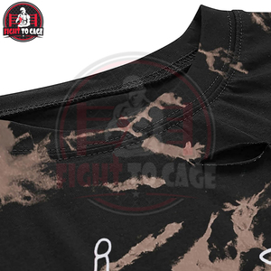 Camiseta Corta de Manga Corta para Mujer, Diseño de Calavera, Transpirable, Hecha a Mano, con Gráficos Desgastados, al por Mayor - Product Image 3