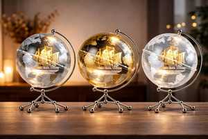 Ornement décoratif en métal de style vintage de luxe pour la maison et le bureau au meilleur prix - Product Image 2