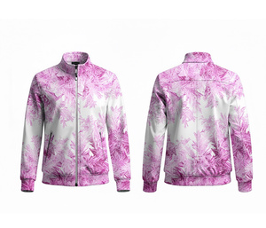 Modern Style Sublimated Sports Zip <b>Jacket</b> Running and Fitness Wear Warm Breathable Quick Dry | Sizes Men Women Youth - Product Image 3