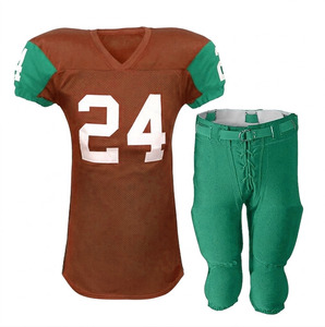 Uniforme de football américain personnalisé haute performance, 100% polyester, léger, conçu pour une sécurité et un confort maximum, respirant - Product Image 4
