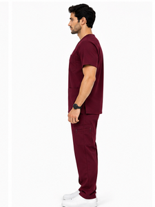 Pantalon de travail médical sur mesure pour homme, respirant, extensible, pour médecins, infirmiers, hôpitaux, professionnel, confortable. - Product Image 4