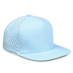 Light Blue Mesh Baseball Cap 6-Panel Fitted Unisex Outdoor Sport <b>Hat</b> Breathable Waterproof Spring <b>Summer</b> Casual Style - Product Image 1
