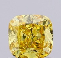 Diamante Suelto de 5.00 Quilates, Corte Cojín, Claridad VS1, Color Amarillo Intenso, Certificado IGI, Diamante Cultivado en Laboratorio, Joyería de Anillo de Diamantes