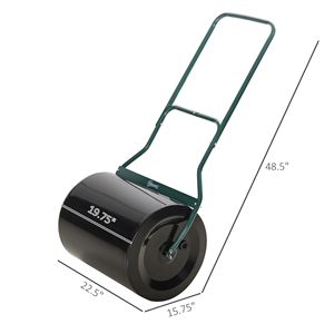 Rullo per Prato Nero da 20 piedi, con Capacità di 16 Galloni, Manico a U, per Spingere/Tirare, con Tappo di Scarico - Product Image 3