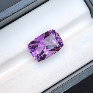 Lavender Amethyst <b>Cushion</b> Cut Gemstone <b>Statement</b> Ring Design Natural Loose Stone High Quality Jewelry Gem Wholesale Supplier - Product Image 1