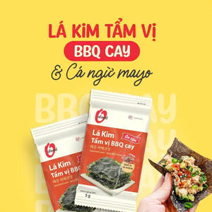 Wholesale O'Food | Korean-Style Spicy BBQ Roasted <b>Seaweed</b> <b>Snack</b> | Crispy Seasoned Laver Nori | Ready-to-Eat Multipack | 5g - Product Image 5