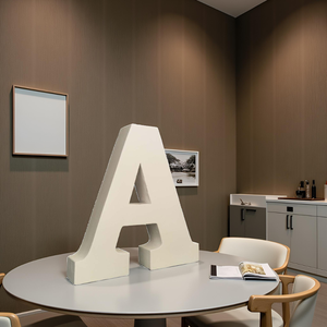 ตัวอักษรภาษาอังกฤษแบบตัดจากไม้ สำหรับงานศิลปะและงานฝีมือ ตัวอักษรไม้สำหรับงานประดิษฐ์ DIY ของตกแต่งตัวอักษรไม้ - Product Image 4