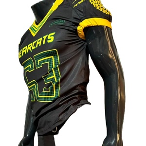 Maillot de football américain fan jersey parent sublimation attirail sergé broderie plus taille support personnalisé respirant photo réelle - Product Image 1