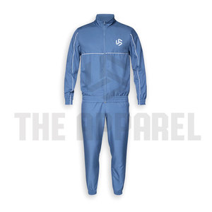 Wholesale Custom Casual Solid Breathable Lightweight Nylon Polyester Two Piece Windbreaker Tracksuits for <b>Men</b> Plus Size - Product Image 6