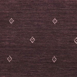 Tapis géométrique tribal violet tissé à la main, style marocain, moderne et minimaliste, en laine, pour salon, chambre, décoration de sol - Product Image 3