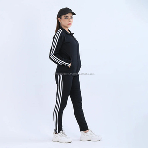 Nardon Apparel Custom Brand Quality Breathable Cotton Plain Girls <b>Velour</b> <b>Tracksuits</b> Wholesale <b>Tracksuit</b> Women - Product Image 3