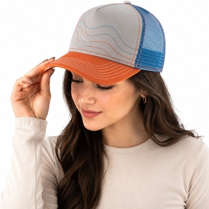 Gorra Trucker Unisex de Malla Transpirable, Estilo Costero, Cómoda, Ajustable, Premium, Ligera, para Actividades al Aire Libre - Product Image 1