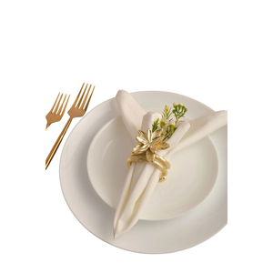 Anillos de Servilleta de Metal Plateado con Diseño Navideño, Cortados con Láser, Accesorios Decorativos para Mesa, Anillos de Servilleta Plateados Estilo Real - Product Image 6