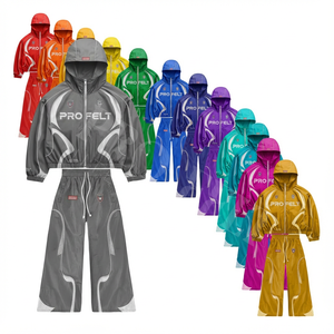 Vêtements pour hommes, survêtement en nylon coupe-vent, vêtements de sport légers, course à pied et gym, jogging, survêtements avec logo brodé personnalisé - Product Image 1