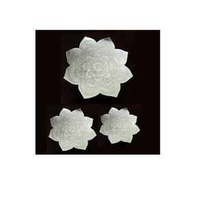 ถาดเหล็กตกแต่งงานฝีมือคุณภาพสูงสำหรับพิธีบูชา ดีไซน์ลายดอกไม้ เคลือบเงิน เหมาะสำหรับเป็นของขวัญในงานพิธีต่างๆ จำหน่ายราคาส่ง - Product Image 3