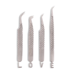 Thick And Thin Layer Of Eyelash Tweezers With Unique Design for Effortless <b>Lash</b> Grasping and Shaping - Product Image 1