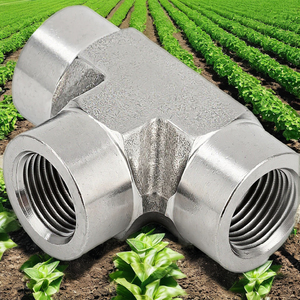 Acero inoxidable duradero SS 304 y 316, accesorios de tubería en T forjados, material de HDPE de PVC de acero al carbono, suministro de agua de riego suave - Product Image 2