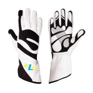 Guantes de Carreras de Karts, de Cuero, Dedos Completos, Marca Personalizada, Color Personalizado, Universales, Antideslizantes, Ecológicos, Ligeros - Product Image 1