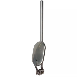 Miroir à cils en forme de lèvres, grande poignée détachable, en acier inoxydable noir, outils d'extension de cils, vente en gros, marque privée - Product Image 2