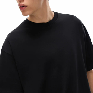 Wholesale Cheap Price 100% Cotton Heavyweight <b>Acid</b> Wash Blank T-Shirt Men Custom Print Graphic Logo Streetwear Loose <b>Drop</b> - Product Image 2