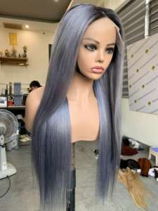 ผมมนุษย์จริงทรงบ๊อบตัดทรงตรงความยาวไหล่สั้น - Product Image 4