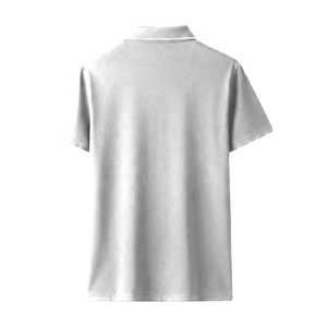 เสื้อโปโลแขนสั้นผู้ชายลำลองฤดูร้อนผ้าฝ้ายสีพื้นเสื้อธุรกิจกอล์ฟใส่ได้สกรีนโลโก้ได้ชุดกีฬาผ้าระบายอากาศ - Product Image 2