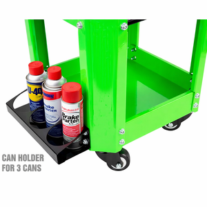 Taburete Rodante para Mecánico con 2 Cajones para Almacenamiento de Herramientas, Asiento Resistente para Taller, Capacidad de 280 lb, Ruedas Giratorias, Modelo GAPGAR027 - Product Image 6