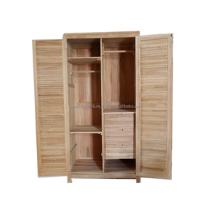 ARMARIO MADERA TECA 2 PUERTAS SLAMAS NATURALES - Product Image 3