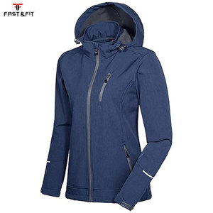 Chaqueta Softshell Unisex con Logotipo Personalizado, para Hombre y Mujer, Invierno/Otoño, Impermeable, Ecológica, Transpirable, de Poliéster, para Senderismo y Montaña - Product Image 1