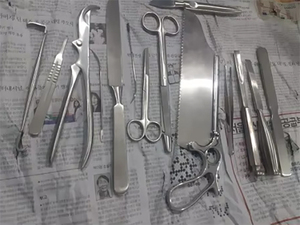 Juego de Instrumentos de Disección para Autopsias de Animales Grandes de Calidad Premium, Kit Quirúrgico de Anatomía y Histopatología, Certificado CE ISO - Product Image 6
