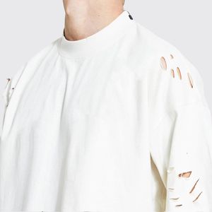 Camisetas para Hombre con Efecto Desgastado Personalizables al por Mayor, de Alta Calidad, 100% Algodón, Transpirables y Ecológicas - Product Image 4