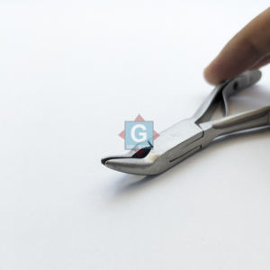 Pinza manual de acero inoxidable de alta calidad para huesos dentales, color gris, modelo -3232-64, 5 posiciones de mandíbula - Product Image 3