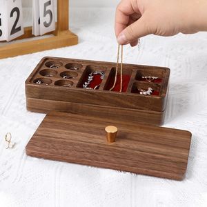 Rectangular <b>Storage</b> Organizer with Detachable Compartments for Rings Necklaces Bracelets Minimalist Design organizer box - Product Image 3