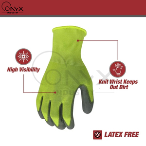 Gants anti-coupure gris avec détails noirs, gants de sécurité, protection des mains, vêtements de travail pour usage industriel - Product Image 4