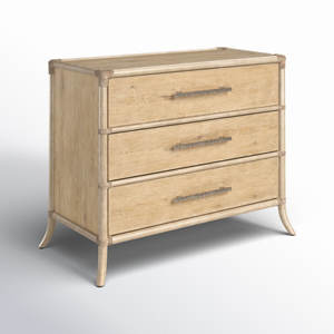 40 ''W Mesita de noche de mimbre/ratán Producto elegante y duradero Mesitas de noche - Product Image 2