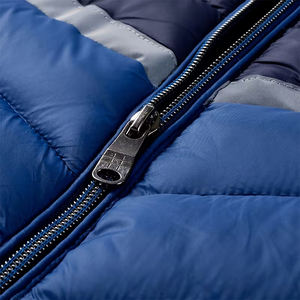 Chaleco de plumón personalizado para hombre, sin mangas, con cremallera, cálido, cortavientos, para invierno, con bolsillo lateral. - Product Image 6