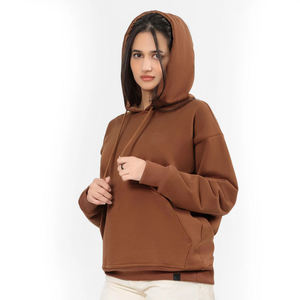 Sudadera con Capucha Lisa para Mujer, Sudadera Básica, Fabricante, Proveedor al por Mayor, Fábrica, Impresión de Logotipo Personalizado - Product Image 3