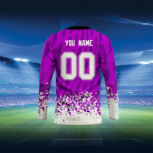 เสื้อยืดแขนยาวสำหรับผู้ชาย ผลิตจากโพลีเอสเตอร์ ระบายอากาศได้ดี เป็นมิตรกับสิ่งแวดล้อม เสื้อผ้าสตรีทแวร์ เสื้อยืดคอกลมทรงพอดีตัวสำหรับผู้ชาย - Product Image 5