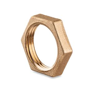 1/2-Inch Female Pipe <b>Thread</b> Brass <b>Lock</b> Nut (AOL-07) - Product Image 1