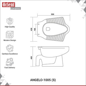 Très demandé, meilleure qualité, sur mesure, WC en céramique blanche à économie d'eau, pour la vente - Product Image 3