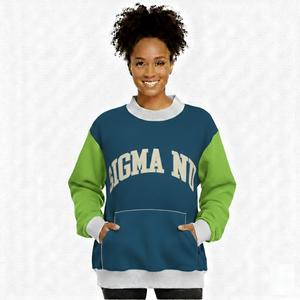 Sudadera Larga Oversize de Cuello Alto para Mujer, Tejido Premium de Felpa, Otoño-Invierno, Ecológica, Suave para la Piel, Cálida y Relajada - Product Image 1