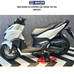 Rampes et supports pour moto MB105Y, levage léger pour les véhicules de moins de 160 kg en couleur Sn/Xm Titan - Product Image 5