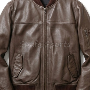 Customized Wholesale Price High Quality <b>Leather</b> <b>Jacket</b> For Men <b>Real</b> <b>Leather</b> Comfortable Stylish Men <b>Leather</b> Premium <b>Jackets</b> - Product Image 4