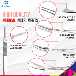 Kits de sutures en acier inoxydable de qualité supérieure, trousse de premiers secours médicale de voyage, kit de pratique de sutures chirurgicales - Product Image 2