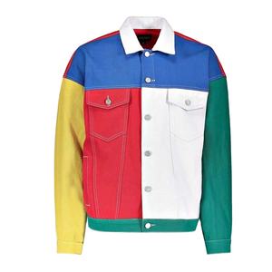 Urban Casual Blue Jean Men Denim Jacket High Quality Washed Cotton Vintage <b>Button</b> Front Jacket for Men - Product Image 1