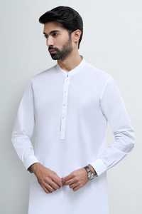 Ensemble Shalwar Kameez pakistanais traditionnel le plus vendu, coton de haute qualité, séchage rapide, toutes saisons, décontracté, pour fêtes et mariages, pour hommes - Product Image 3